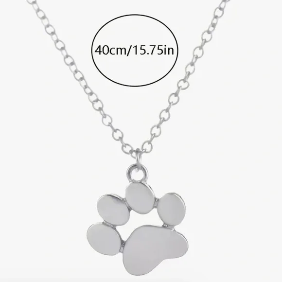 NEW Dog or Cat Paw-print Necklace - Picture 6 of 7